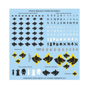 Space Wolves Transfer Sheet