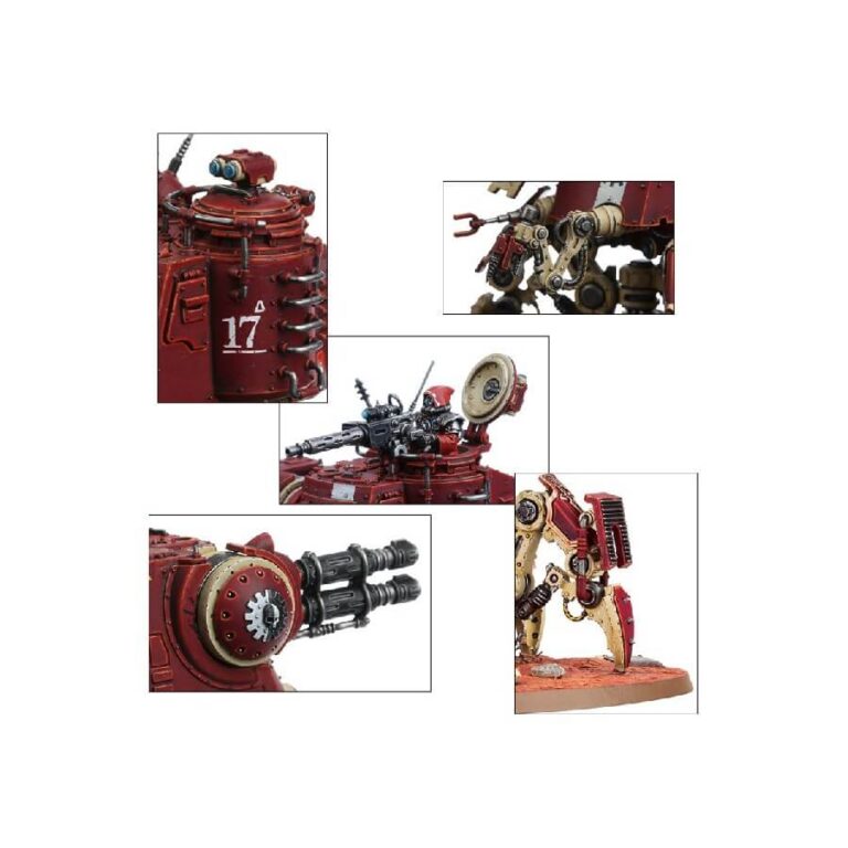 Warhammer 40k – Onager Dunecrawler Adeptus Mechanicus – Kit Plastique 119 Pièces, Base 130 Mm