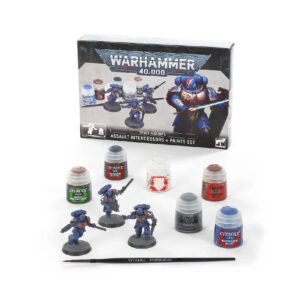 Space Marines_ Assault Intercessors + Paints Set