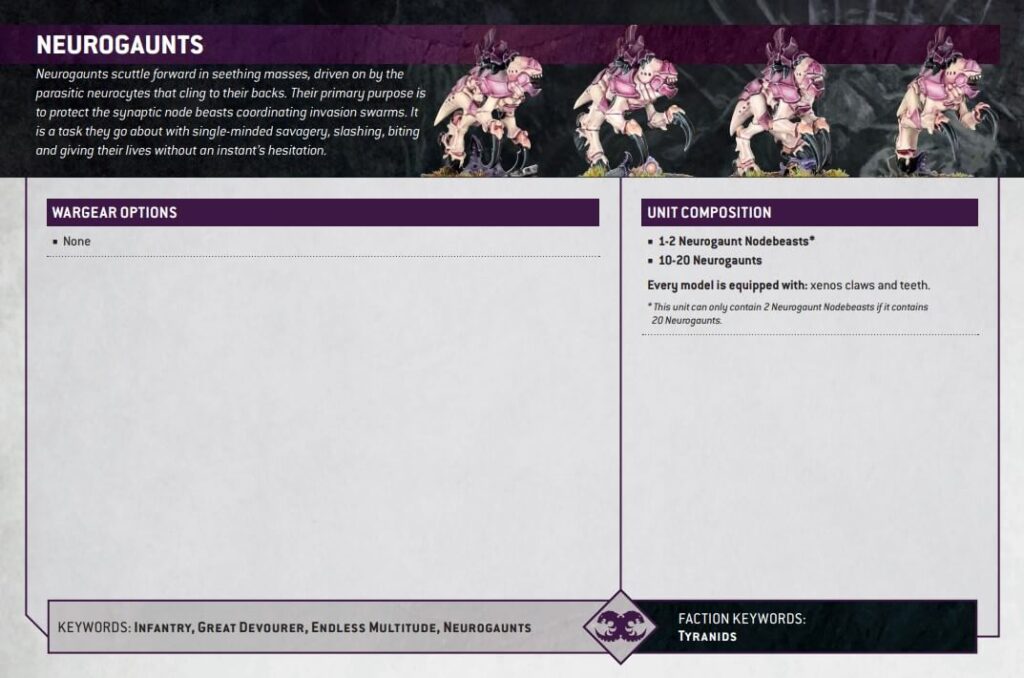 Neurogaunts-Datasheet-Unit-Composition