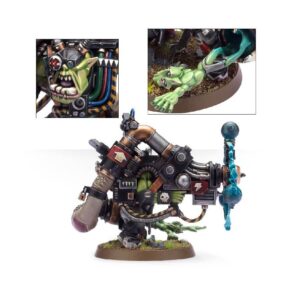 Big Mek with Shokk Attack Gun Details