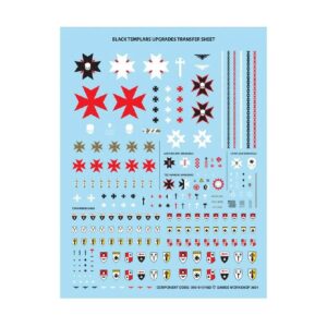 Black Templars transfer sheet