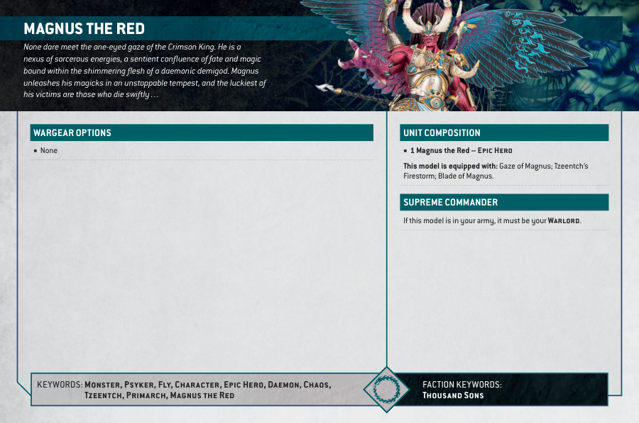 Magnus the Red, Thousand Sons