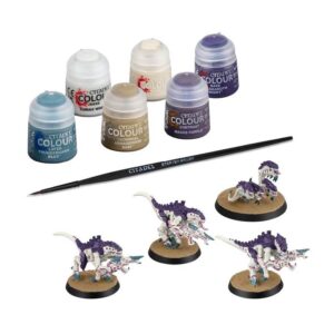 Tyranids_ Termagants and Ripper Swarm + Paints Set