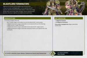Warhammer 40K Blightlord Terminators