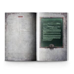 Necromunda The Aranthian Succession – Cinderak Burning Book Contents