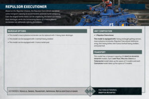 Warhammer 40K Primaris Repulsor Executioner