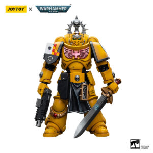 Imperial Fists Lieutenant with Power Sword Action Figure Front View