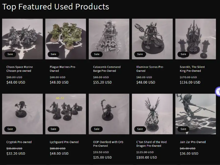 Chaos Legion - Boutique for Previously Owned Warhammer 40K Miniatures