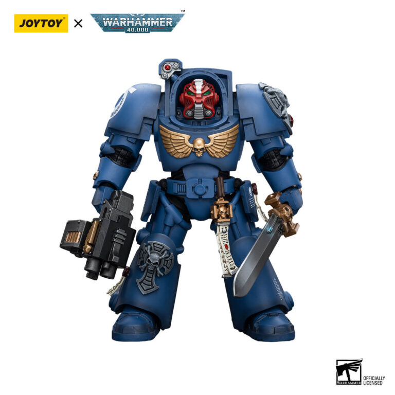 Sergeant with Power Sword and Teleport Homer Action Figure Front View