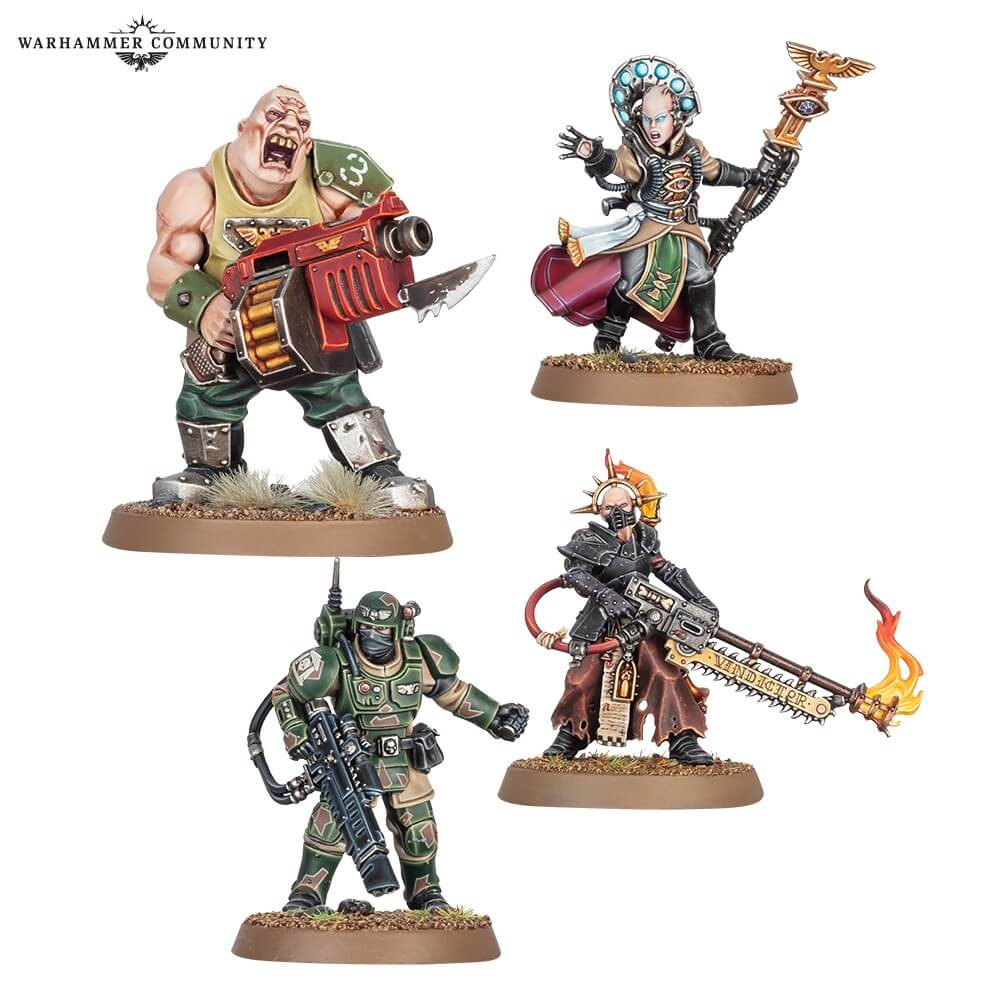 Meet the Heroes: Veteran, Zealot, Ogryn, and Psyker