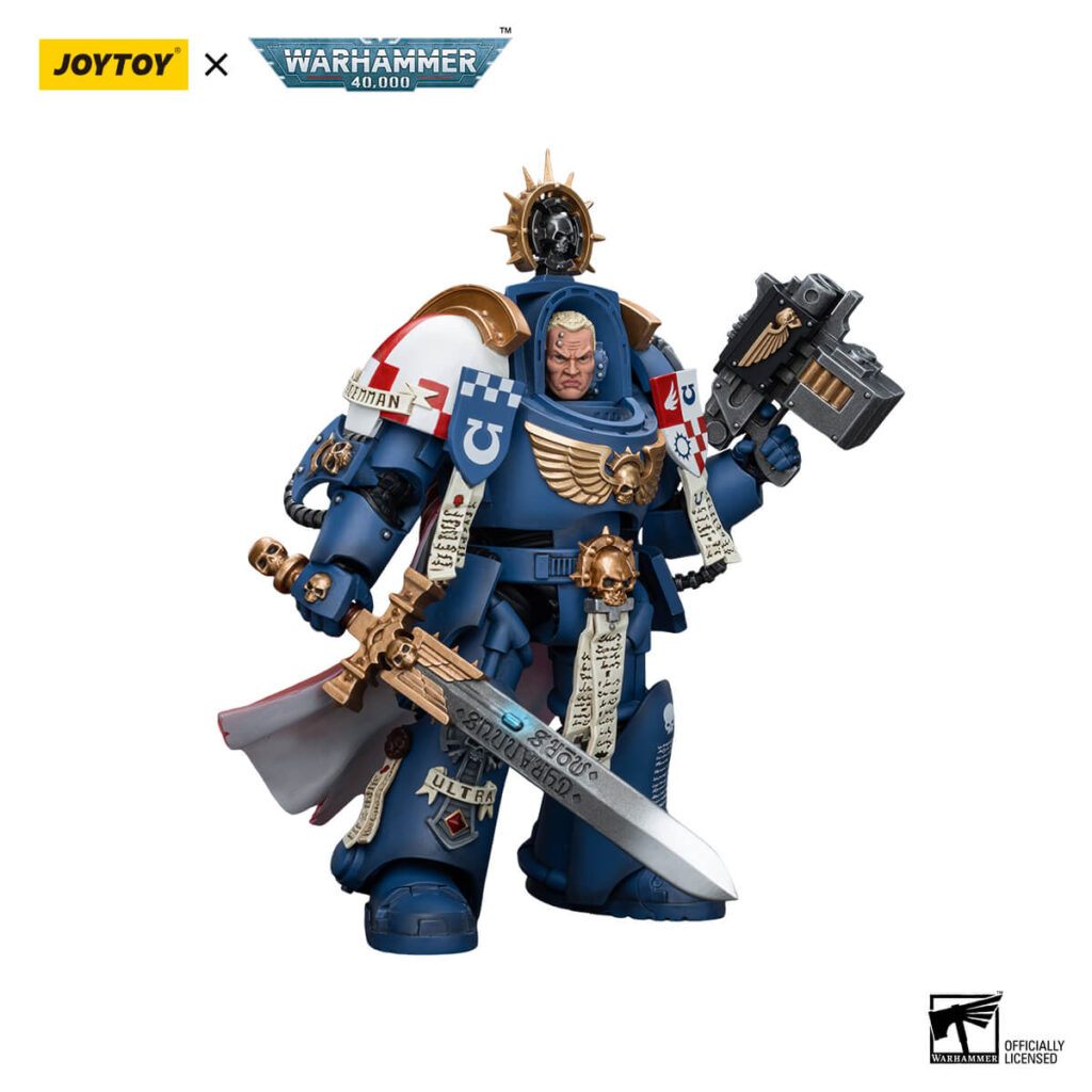 Ultramarines Terminator Captain Severus Agemman Action Figure Front View