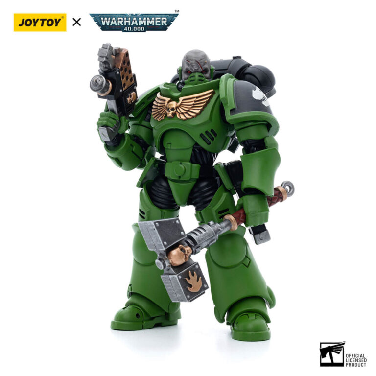 JOYTOY Warhammer 40K Salamanders Assault Intercessor Action Figure - 1/18 Scale Collectible Model Brother Haecule