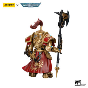 Adeptus Custodes Allarus Custodian with Castellan Axe Action Figure Back View