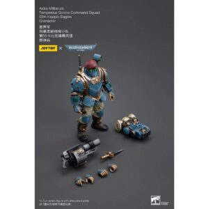 Astra Militarum Tempestus Scions Command Squad 55th Kappic Eagles Grenadier Action Figure Contents