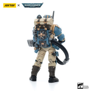 Astra Militarum Tempestus Scions Squad 55th Kappic Eagles Hot-shot Volley Gunner Action Figure Back View