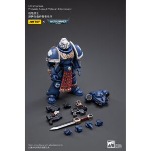 Ultramarines Primaris Assault Veteran Intercessor Action Figure Contents