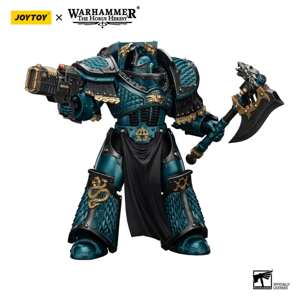 Alpha Legion Lernaean Terminator with Volkite Charger Action Figure
