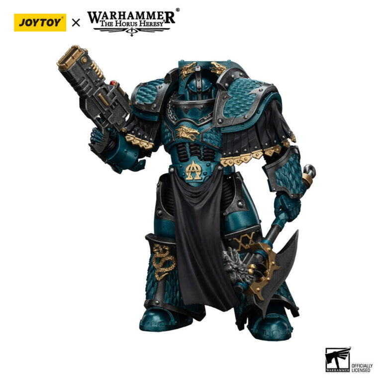 Alpha Legion Lernaean Terminator with Volkite Charger Action Figure Front View