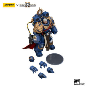 Ultramarines Marneus Calgar, Chapter Master with MkX Gravis Armour and Gauntlets of Ultramar Action Figure Contents