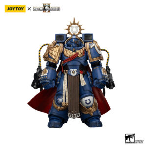 Ultramarines Marneus Calgar, Chapter Master with MkX Gravis Armour and Gauntlets of Ultramar Action Figure Front View