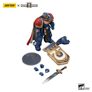 Ultramarines Victrix Honour Guard with Storm Shield And Power Sword Action Figure Contents