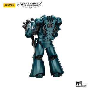 Alpha Legion Headhunter with Banestrike Combi-Bolter And Power Dagger Action Figure Back View
