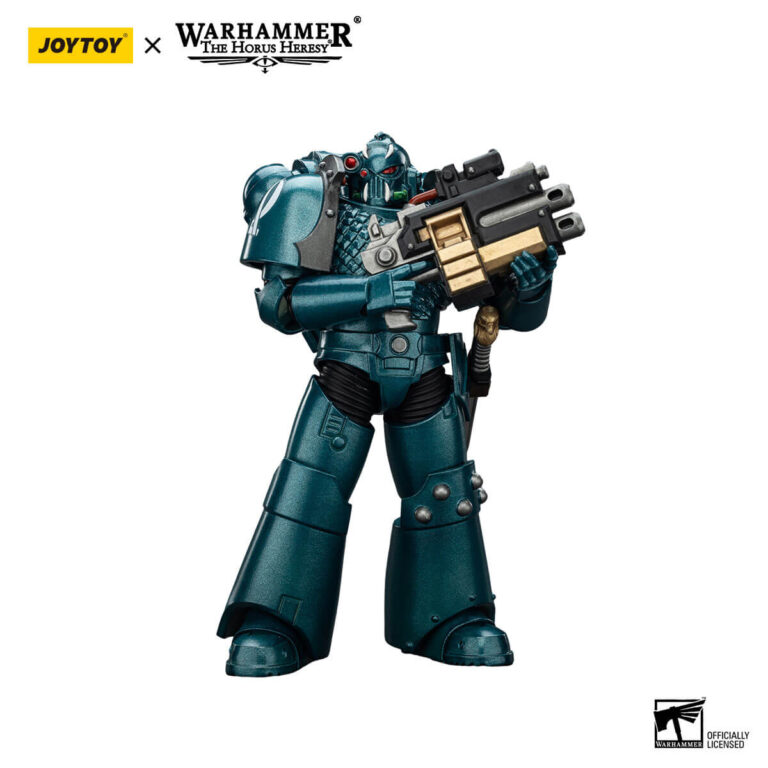 Alpha Legion Headhunter with Banestrike Combi-Bolter And Power Dagger Action Figure Front View