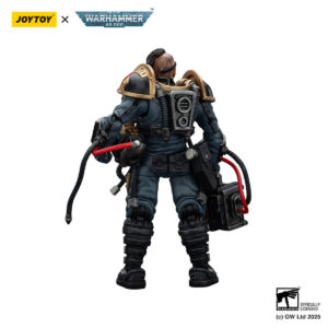 Imperial Knights House Raven Knight Errant Pilot Action Figure Back View