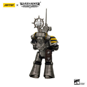 Iron Warriors MKlll Tactical Legionary with Nuncio-vox Action Figure Back View