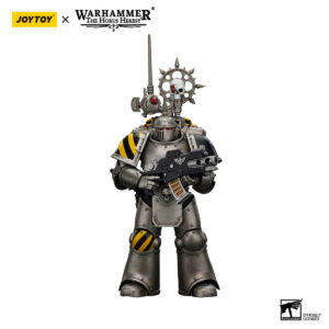 Iron Warriors MKlll Tactical Legionary with Nuncio-vox Action Figure Front View