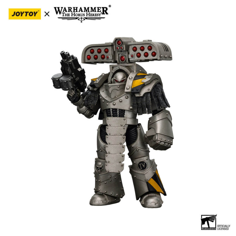 Iron Warriors Tyrant Siege Master Terminator with Rocket launcher Action Figure Front View
