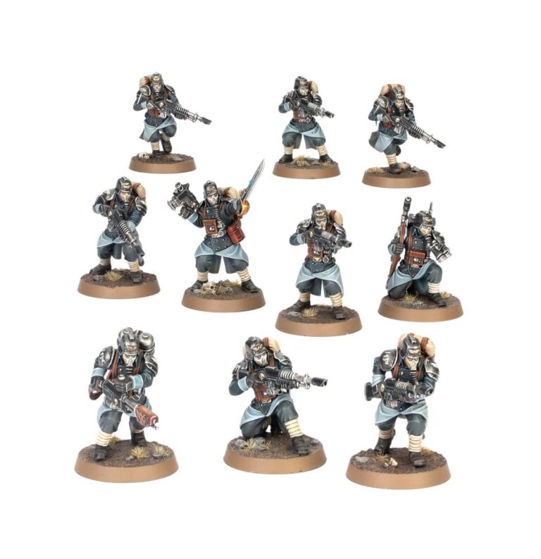 Death Korps of Krieg Troopers Miniatures