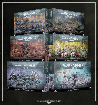 Six New Warhammer 40k Boxed Sets Announced